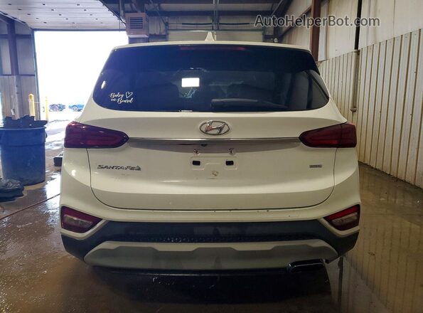5NMS3CAD9KH055391 2019 HYUNDAI SANTA Белый Вид сзади