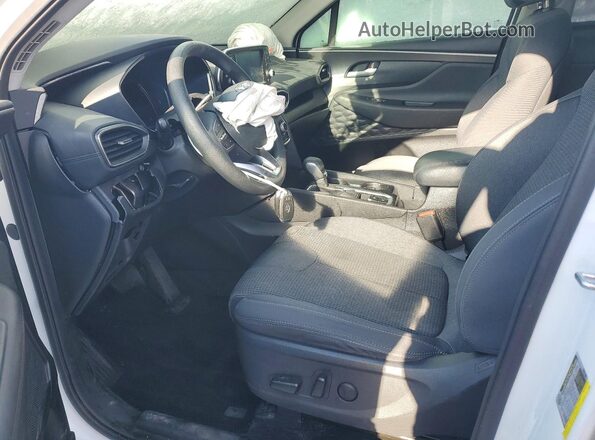5NMS3CAD9KH055391 2019 HYUNDAI SANTA Белый Вид салона спереди