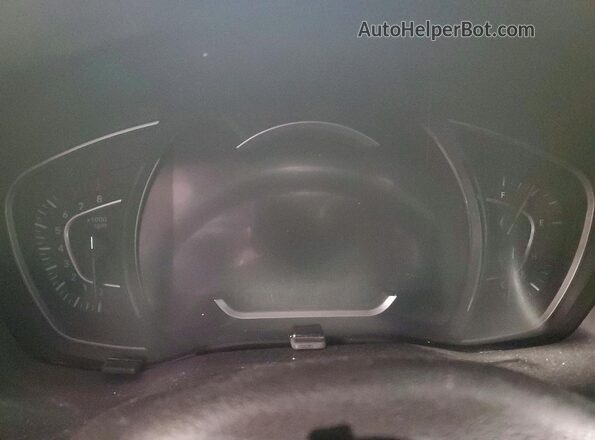 5NMS3CAD9KH055391 2019 HYUNDAI SANTA Белый Вид щитка приборов