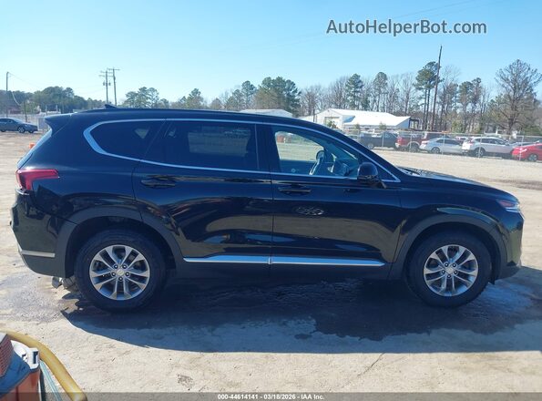 5NMS3CADXLH165223 2020 HYUNDAI SANTA FE Черный Вид задней части салона