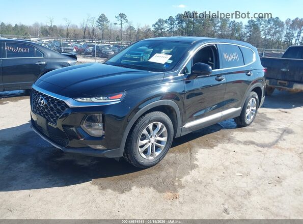 5NMS3CADXLH165223 2020 HYUNDAI SANTA FE Черный Передняя левая четверть
