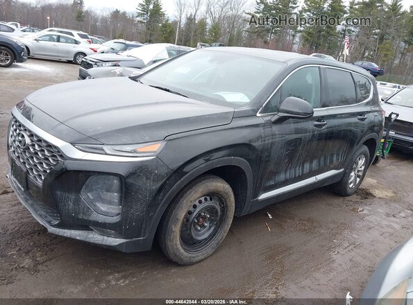 5NMS3CADXLH291193 2020 HYUNDAI SANTA FE Черный Передняя левая четверть