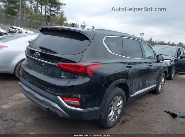 5NMS3CADXLH291193 2020 HYUNDAI SANTA FE Черный Задняя правая четверть