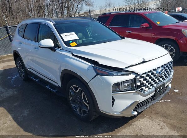 5NMS3DA11PH018452 2023 HYUNDAI SANTA FE HYBRID White Delantero derecho