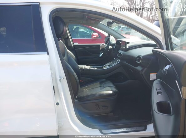 5NMS3DA11PH018452 2023 HYUNDAI SANTA FE HYBRID White Vista interior delantera
