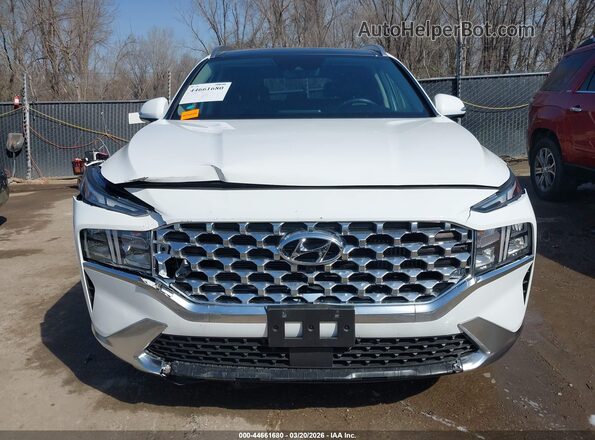 5NMS3DA11PH018452 2023 HYUNDAI SANTA FE HYBRID White Vista frontal
