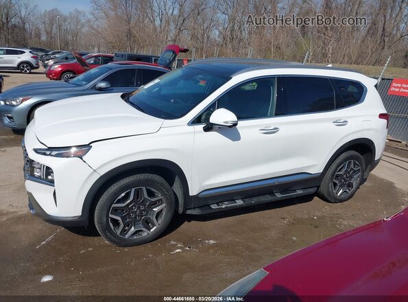 5NMS3DA11PH018452 2023 HYUNDAI SANTA FE HYBRID White 