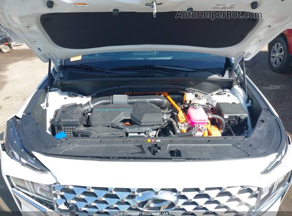 5NMS3DA11PH018452 2023 HYUNDAI SANTA FE HYBRID White Vista trasera