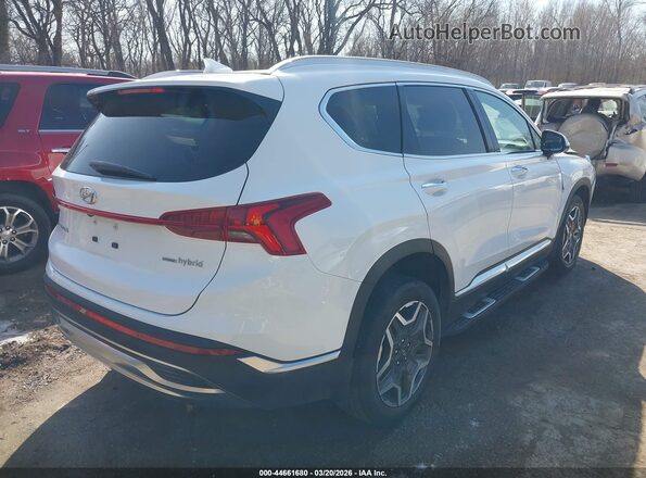 5NMS3DA11PH018452 2023 HYUNDAI SANTA FE HYBRID White Trasero derecho