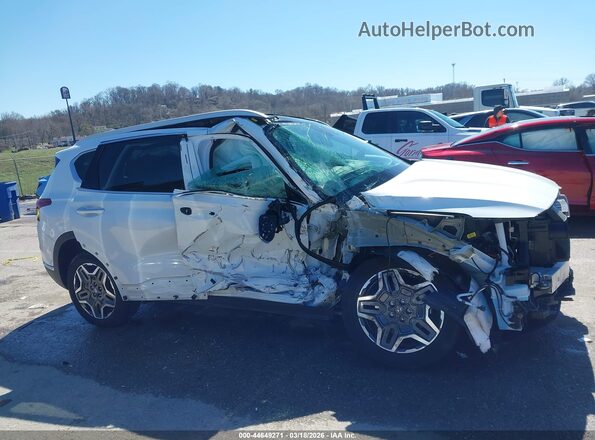 5NMS3DA16PH022254 2023 HYUNDAI SANTA FE HYBRID Белый Вид задней части салона