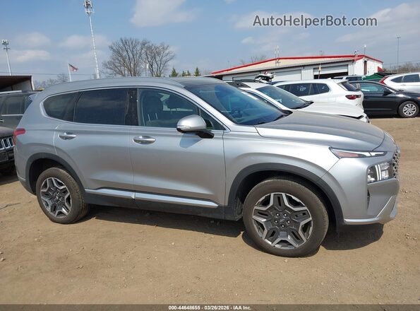 5NMS3DA17PH014194 2023 HYUNDAI SANTA FE HYBRID Silver Vista interior trasera