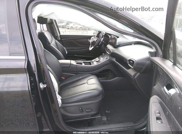 5NMS3DAJ9PH539807 2023 HYUNDAI SANTA FE Черный Вид салона спереди