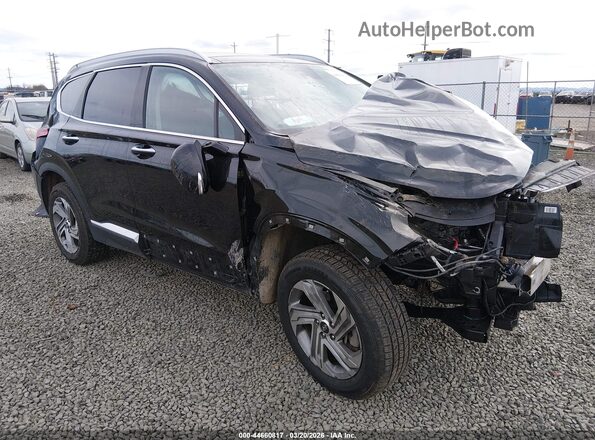 5NMS3DAJ9PH539807 2023 HYUNDAI SANTA FE Черный Передняя правая четверть
