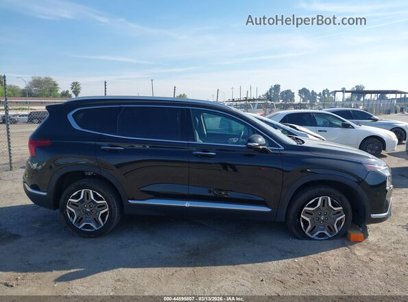 5NMS4DAL1PH559239 2023 HYUNDAI SANTA FE Black Вид задньої частини салону