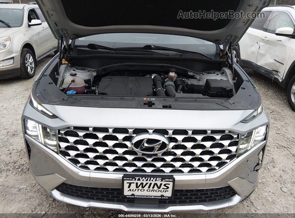 5NMS4DAL2PH533197 2023 HYUNDAI SANTA FE Silver Вид ззаду