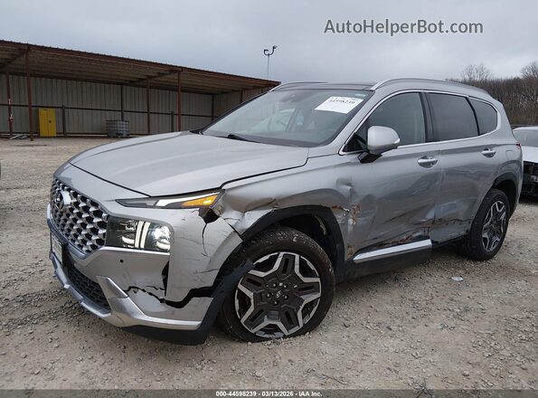 5NMS4DAL2PH533197 2023 HYUNDAI SANTA FE Silver Передня ліва чверть