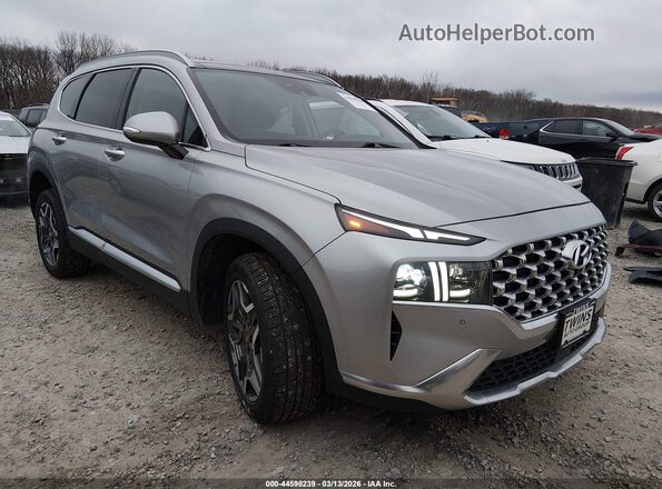 5NMS4DAL2PH533197 2023 HYUNDAI SANTA FE Silver Передня права чверть