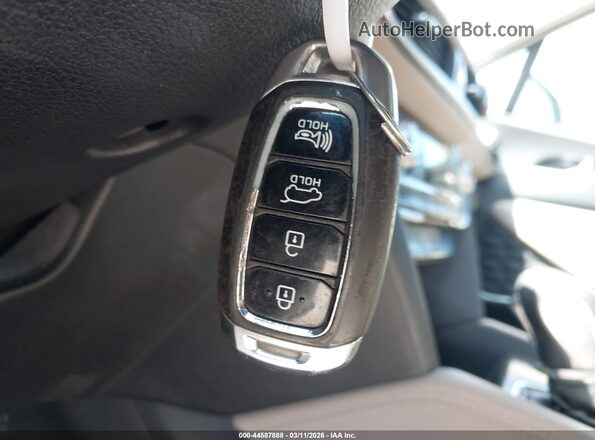 5NMS53AA7KH037567 2019 HYUNDAI SANTA FE Белый Вид панели приборов