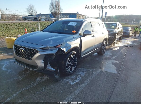 5NMS53AA7LH213129 2020 HYUNDAI SANTA FE Silver Передня ліва чверть