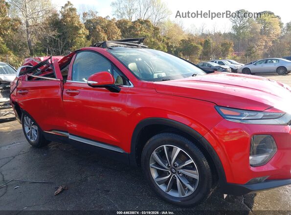 5NMS53AD0LH291925 2020 HYUNDAI SANTA FE Red Vista del cuadro de instrumentos