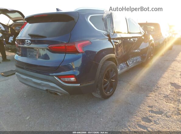 5NMS53AD6LH265975 2020 HYUNDAI SANTA FE Black Tył prawy
