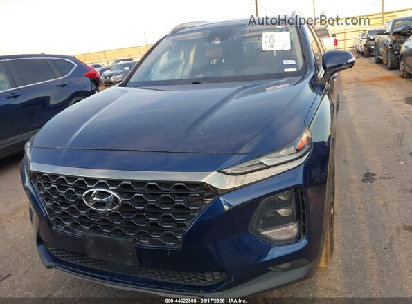 5NMS53AD6LH265975 2020 HYUNDAI SANTA FE Black Widok deski rozdzielczej