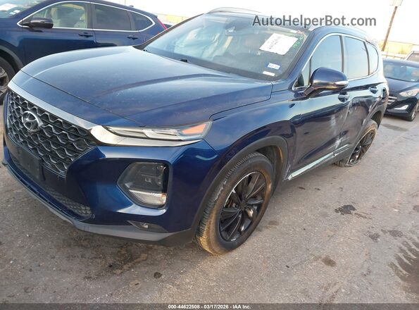 5NMS53AD6LH265975 2020 HYUNDAI SANTA FE Black Przód lewy