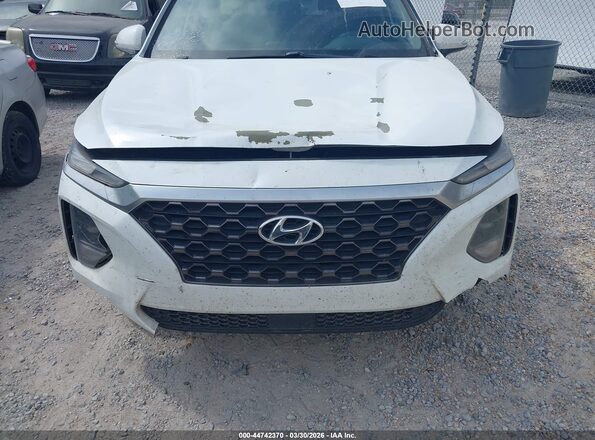 5NMS53AD8KH036759 2019 HYUNDAI SANTA FE Белый Вид спереди