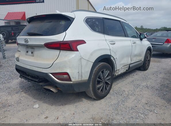 5NMS53AD8KH036759 2019 HYUNDAI SANTA FE Белый Задняя правая четверть
