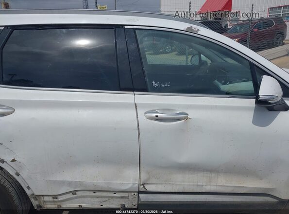 5NMS53AD8KH036759 2019 HYUNDAI SANTA FE Белый Вид задней части салона