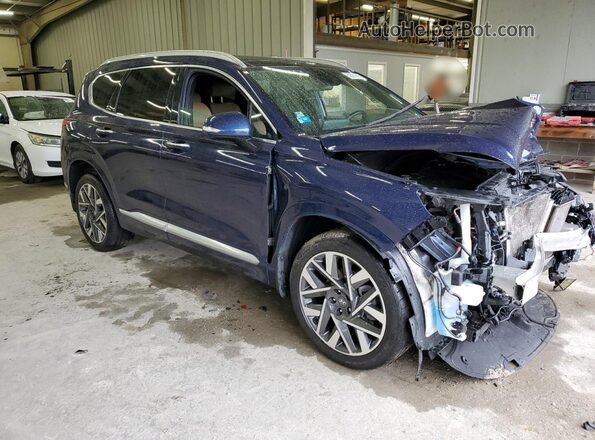 5NMS54AL0NH439510 2022 HYUNDAI SANTA FE CALLIGRAPHY Blue წინა მარჯვენა