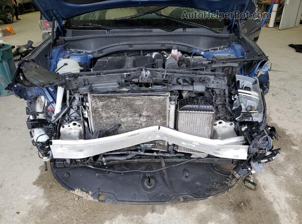 5NMS54AL0NH439510 2022 HYUNDAI SANTA FE CALLIGRAPHY Blue ძრავის განყოფილების ხედი