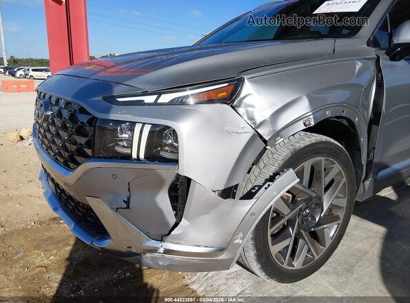 5NMS54AL2NH454963 2022 HYUNDAI SANTA FE CALLIGRAPHY Silver წინა ხედი