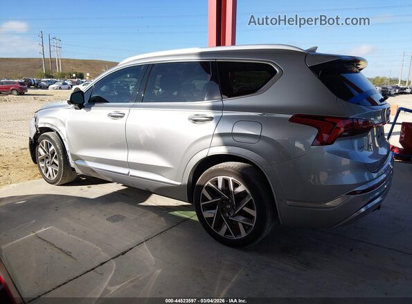5NMS54AL2NH454963 2022 HYUNDAI SANTA FE CALLIGRAPHY Silver სალონის 360-გრადუსიანი ხედი