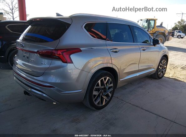 5NMS54AL2NH454963 2022 HYUNDAI SANTA FE CALLIGRAPHY Silver უკანა მარჯვენა