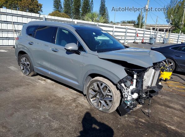 5NMS54AL2PH644863 2023 HYUNDAI SANTA FE CALLIGRAPHY Gray Передня права чверть