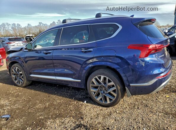 5NMS54AL4NH395009 2022 HYUNDAI SANTA FE CALLIGRAPHY Blue Tył lewy