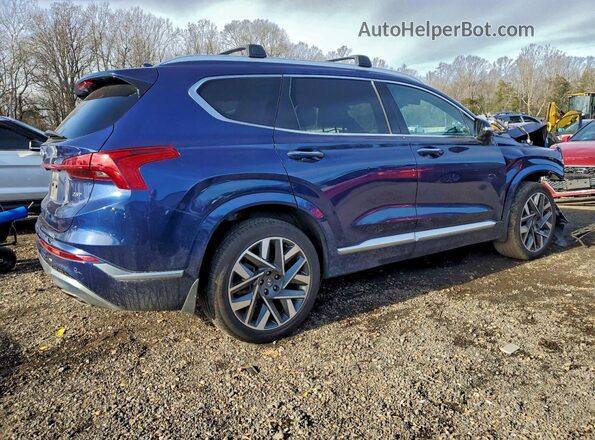 5NMS54AL4NH395009 2022 HYUNDAI SANTA FE CALLIGRAPHY Blue Tył prawy