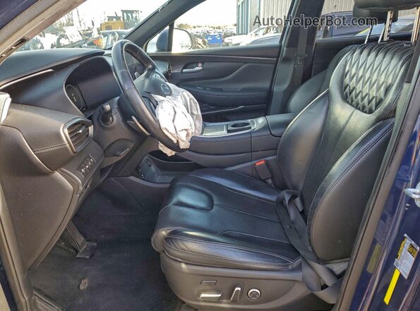 5NMS54AL4NH395009 2022 HYUNDAI SANTA FE CALLIGRAPHY Blue Widok wnętrza z przodu