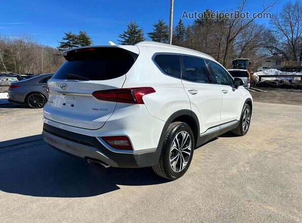 5NMS5CAA0KH031755 2019 HYUNDAI SANTA Белый Задняя правая четверть