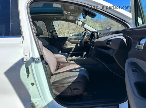 5NMS5CAA0KH031755 2019 HYUNDAI SANTA Белый Вид салона спереди