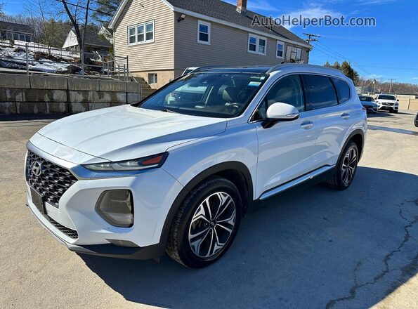 5NMS5CAA0KH031755 2019 HYUNDAI SANTA Белый Передняя левая четверть