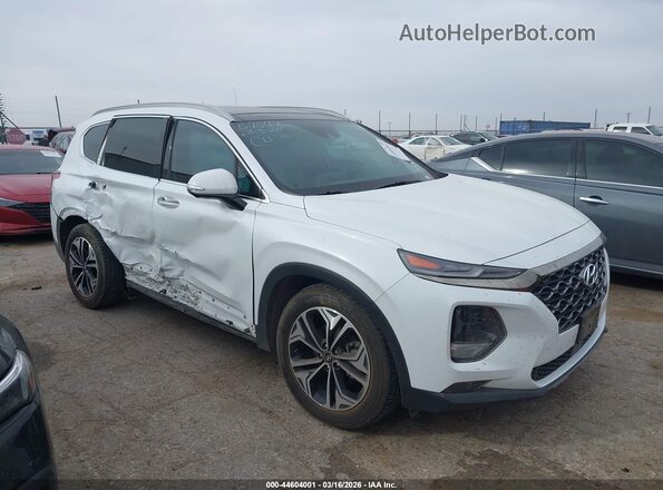 5NMS5CAA3LH299801 2020 HYUNDAI SANTA FE Белый Передняя правая четверть