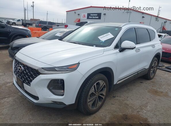 5NMS5CAA3LH299801 2020 HYUNDAI SANTA FE Белый Передняя левая четверть