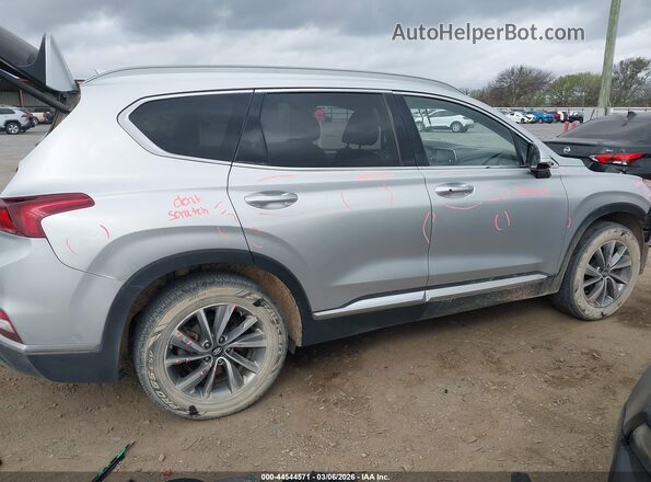 5NMS5CAD0KH019146 2019 HYUNDAI SANTA FE Серебряный Вид задней части салона