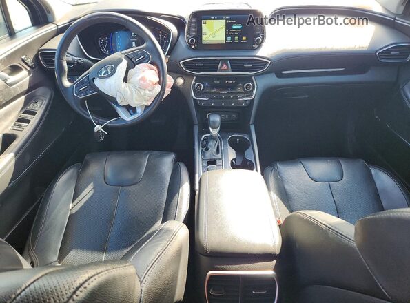 5NMS5CAD6KH039210 2019 HYUNDAI SANTA Black Widok deski rozdzielczej