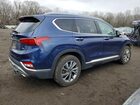 2019 Hyundai Santa Fe Ultimate 2.4l Синий vin: 5NMS5CAD7KH102279