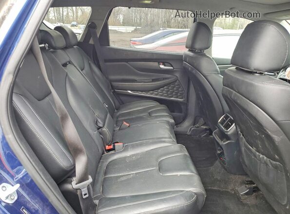 5NMS5CAD7KH102279 2019 HYUNDAI SANTA Синий Вид задней части салона
