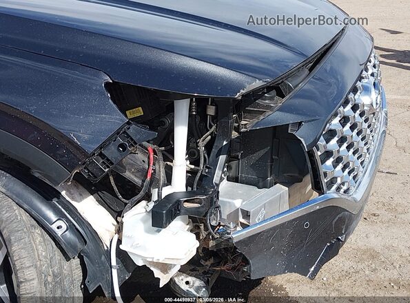 5NMS5DA11PH011737 2023 HYUNDAI SANTA FE HYBRID Black Widok z przodu