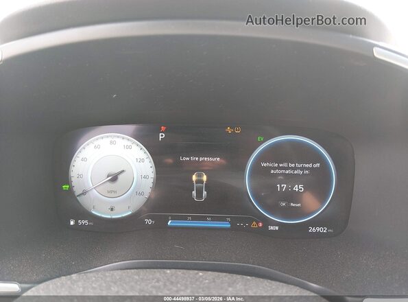 5NMS5DA11PH011737 2023 HYUNDAI SANTA FE HYBRID Black Widok tylnych siedzeń